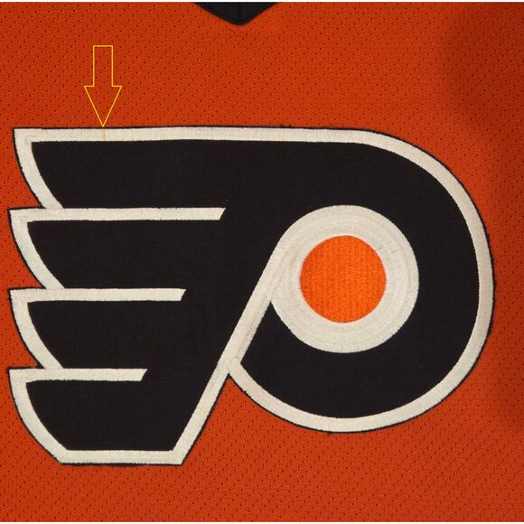 Vintage 1980's CCM Philadelphia Flyers Jersey Men's Large Maska - Picture 6 of 11